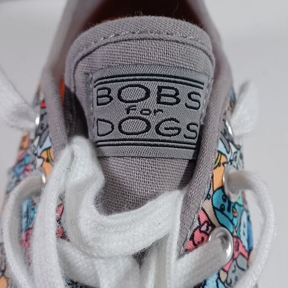 Bobs from Skechers MARLEY Woof Posse Women’s Size 6 Gray Multi Lace Up Sneaker - Picture 6 of 10